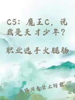 CS：魔王C，说我是天才少年？