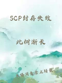 SCP封存失败